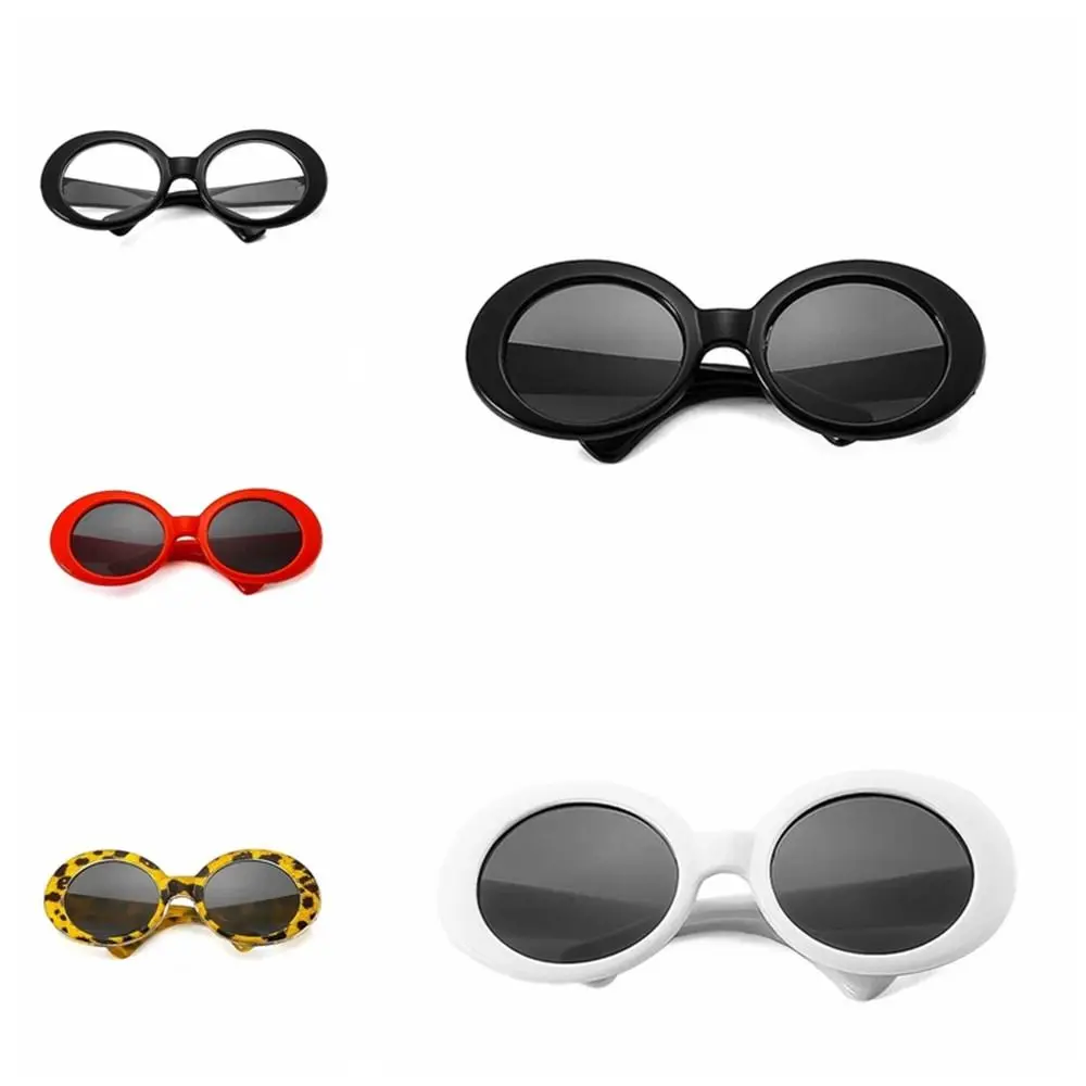 Giocattolo per bambini Dress Up Occhiali per bambole Cornice rotonda Occhiali da sole per animali domestici alla moda Mini bambole fresche Occhiali da vista Giocattolo per ragazze