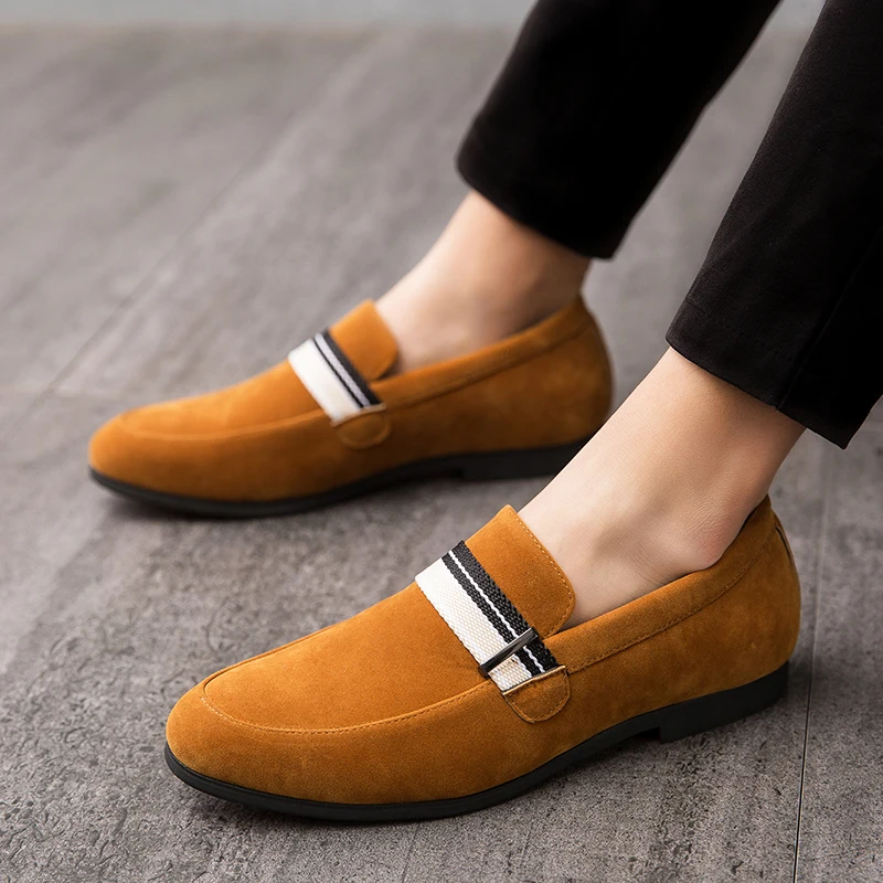 Men Loafers Shoes Casual Men Driving Shoes Quality Leather Boats Shoe Brand Men Loafers Moccasins Breathable Zapatos De Conducir