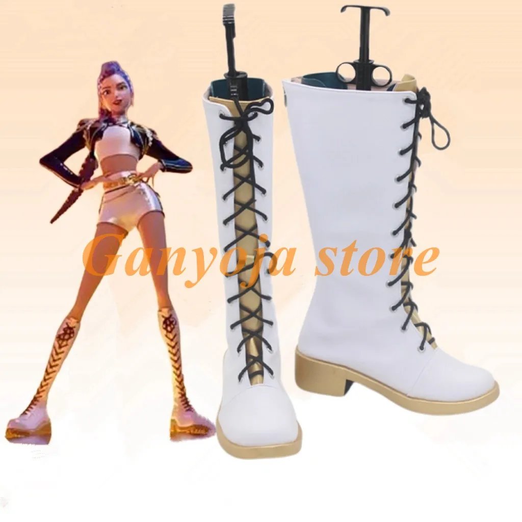 Anime KPop Demon Hunters Rumi Scarpe Cosplay Scarpe per bambini su misura Stivali