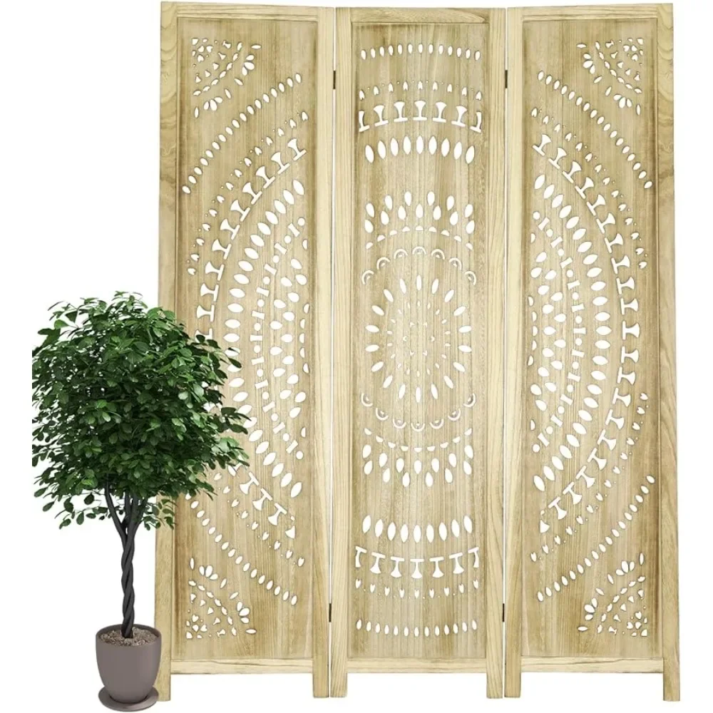 

Room Dividers Wall Panels Natural Color Interior Room Divider Folding Screen Partition Wall Separation Screens Desk Home Decor