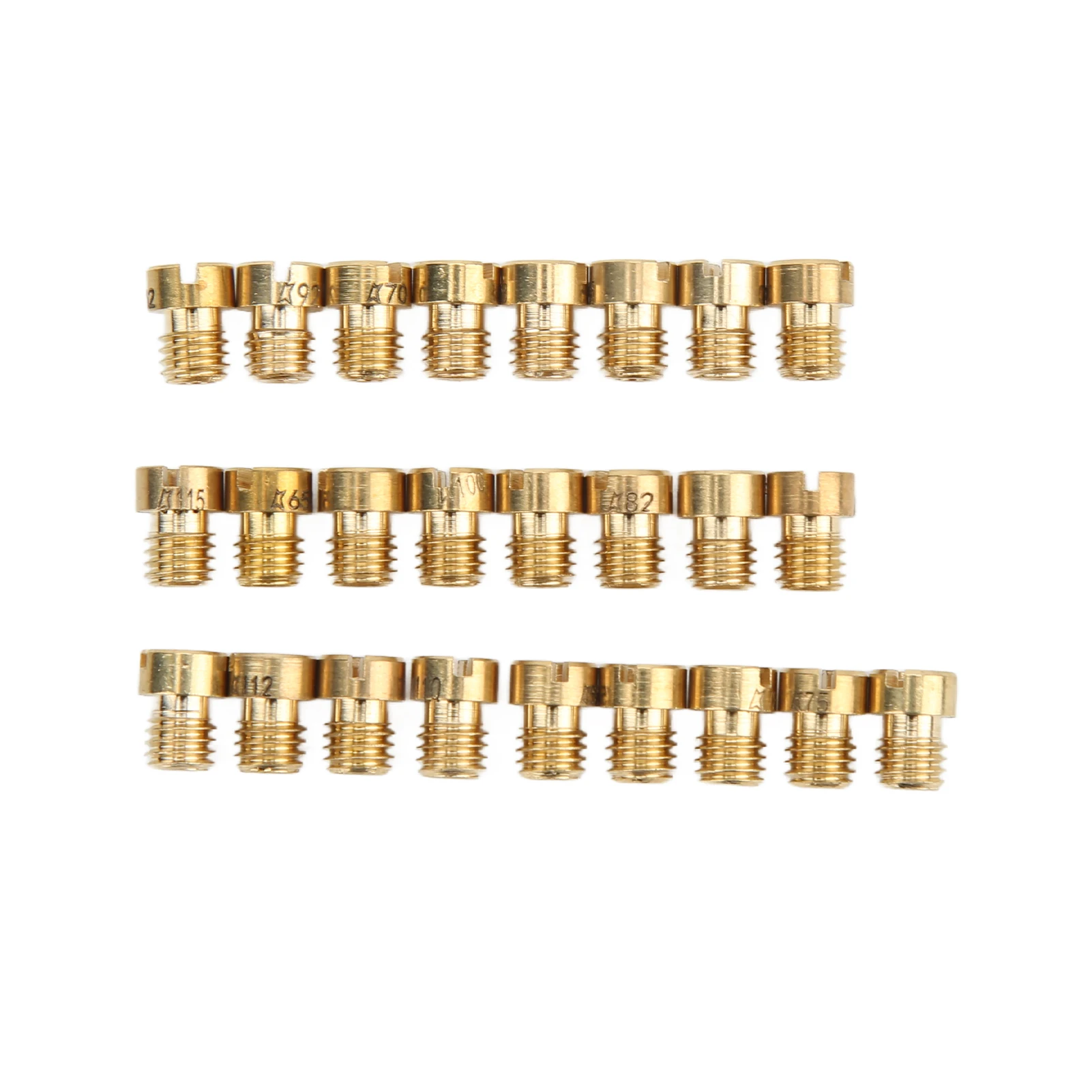 Carburetor Carb Main Nozzle Main Jet Kit Main Carburetor Carb Main  Kit 55‑115 M5 Replacement for Dellorto Carburetor PHBG
