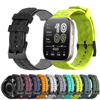 Football Strap For Amazfit Bip 6 5 Smart Watch Quick 22mm Sports Silicone Breathable Wristband For Amazfit Bip 6 Accessories
