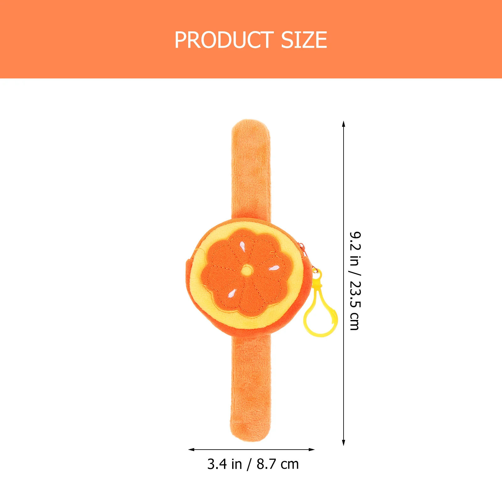 

2Pcs Fun Fruit Themed Slap Bracelets Easy Wear Adjustable Wrist Size Perfect for Kids Party Favors Festivals Gift Bags