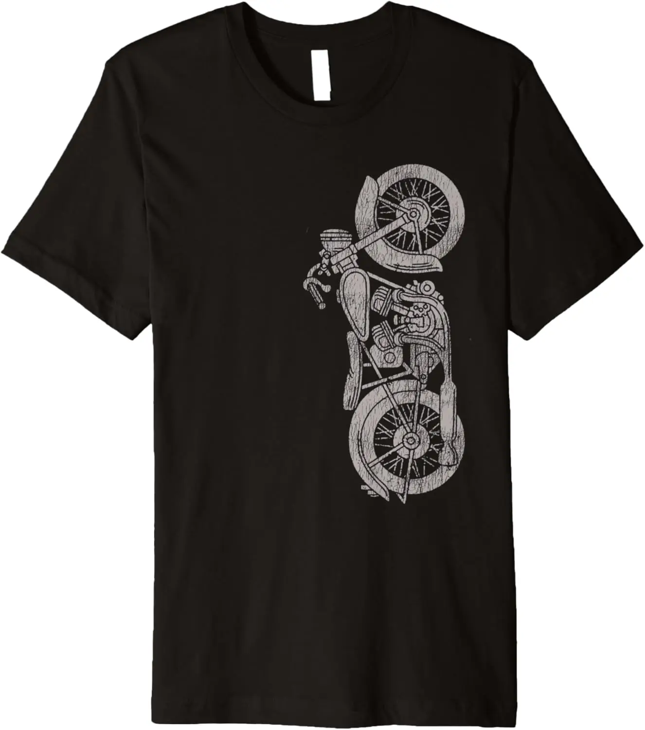 

Cafe Racer Motorcycle Old Time Retro Bike Premium T-Shirt Motorcycle
