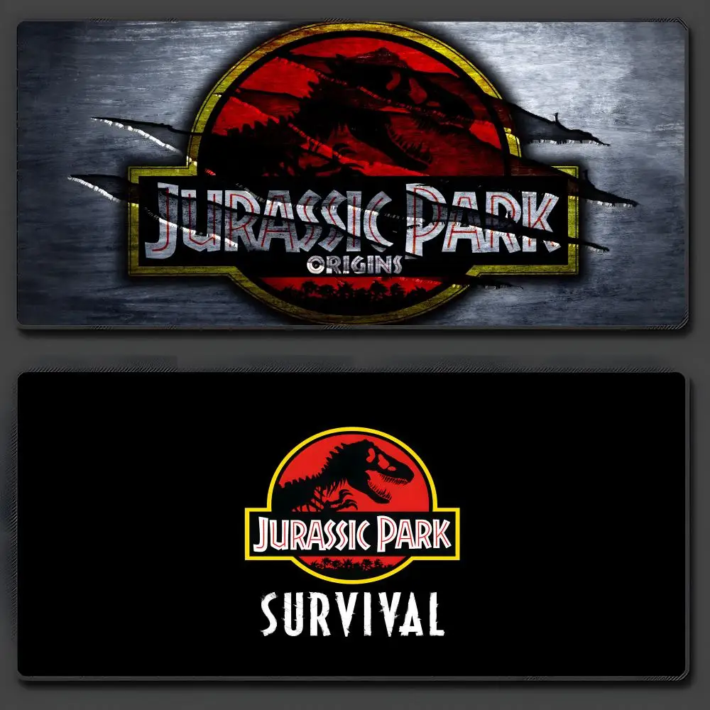 

New Cool Wallpaper Jurassic Park Mouse Pad Large Anti-Slip Rubber Gaming MousePad Durable Desk Pad Thick Seam Edge Suitable For