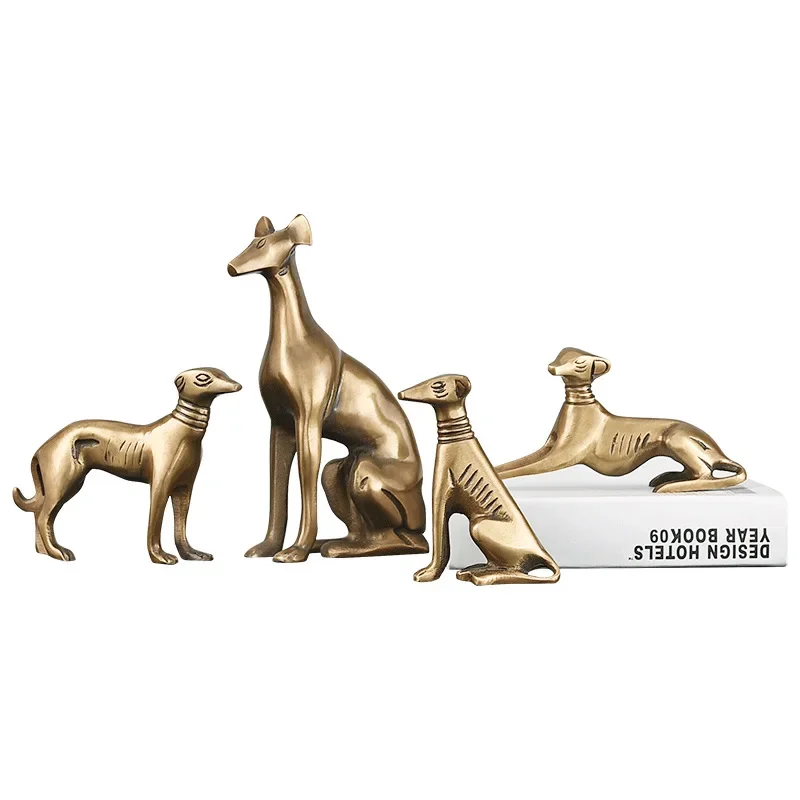 

Art Imitation Brass Doberman Puppy Decoration Home Decoration Creative Living Room Study Alloy Art Decoration