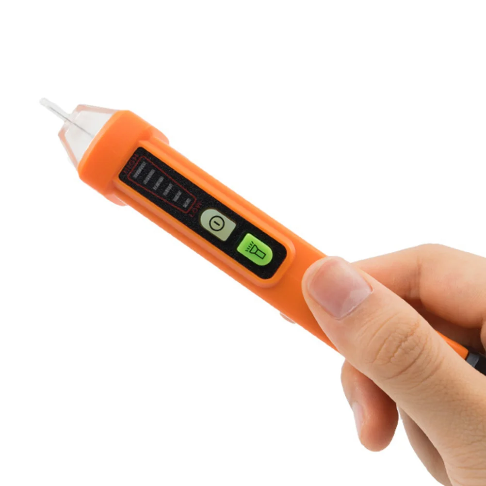 

Non contact Voltage Tester Pen Sound Light Induction Sensor Power Cable Junction Box Multi functional Electric Test