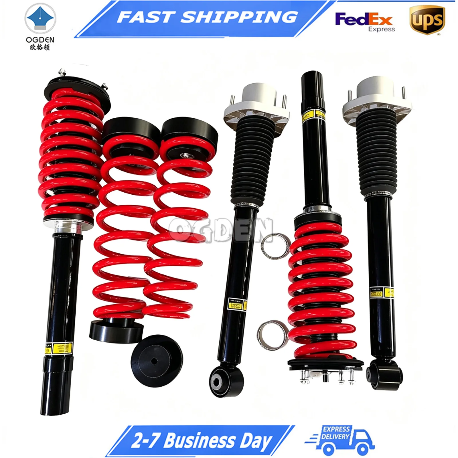

OGDEN Air Suspension Modified Coil Spring Shock Absorber for Range Rover Vogue L405 L494 L322, Discovery 3, Discovery 4