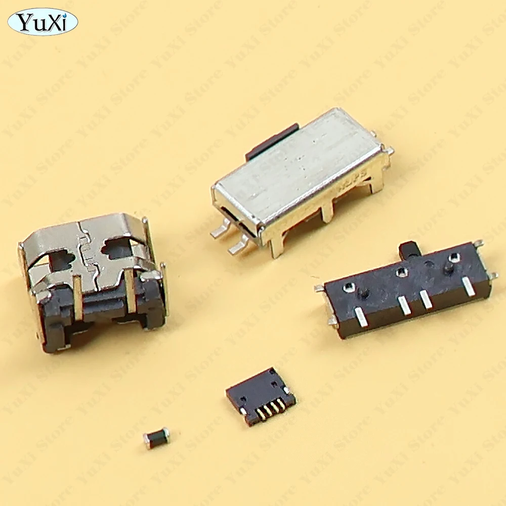 For NDSL 3DS LL Touchscreen Ribbon Port Socket Volume ON OFF Button Power Switch Key SMD F1 F2 Mainboard Fuse For GBA SP Repair - view 6