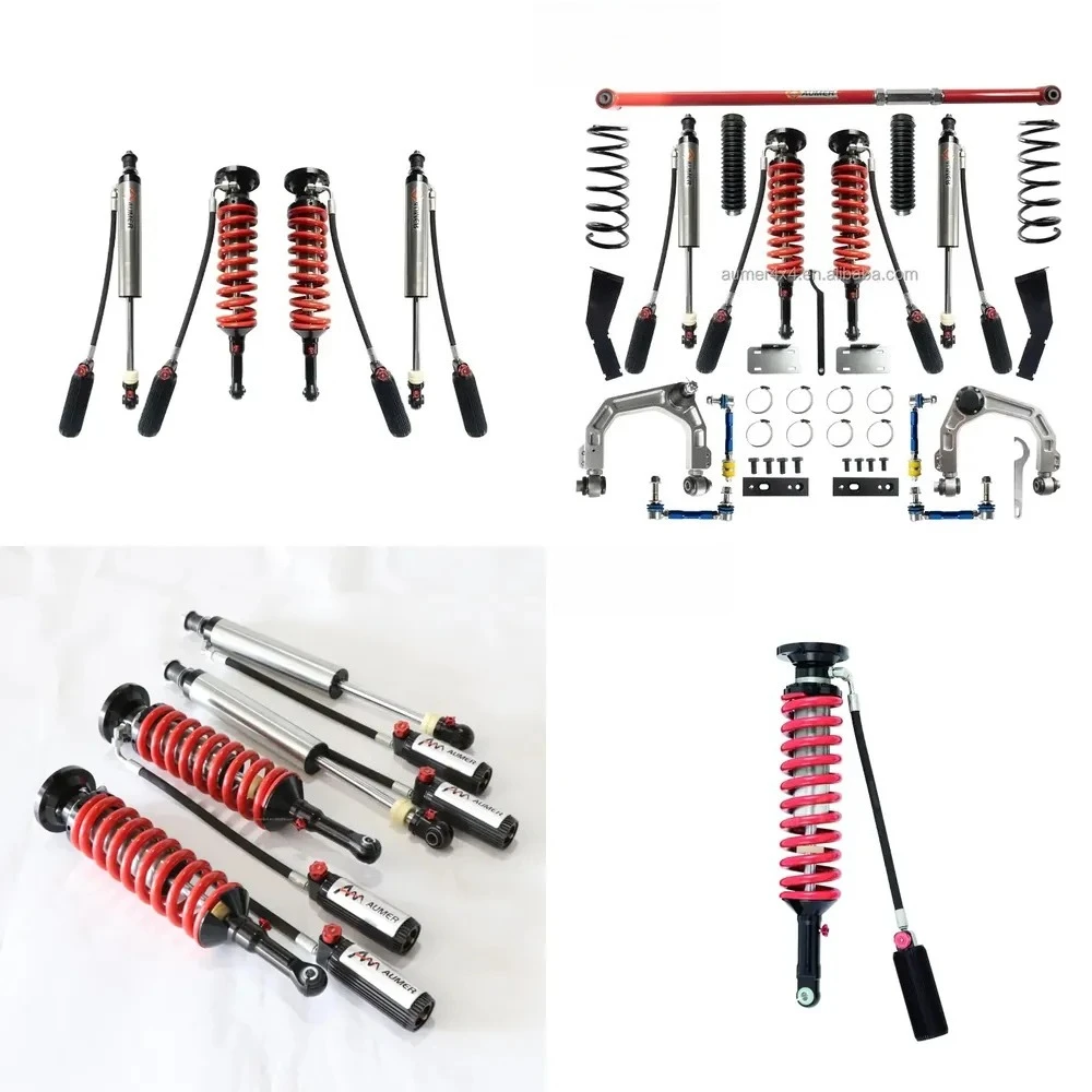 4x4 Shock Absorber Compression and Rebound Adjustable Lift Suspension Kit for Land Cruiser 200 Lc200