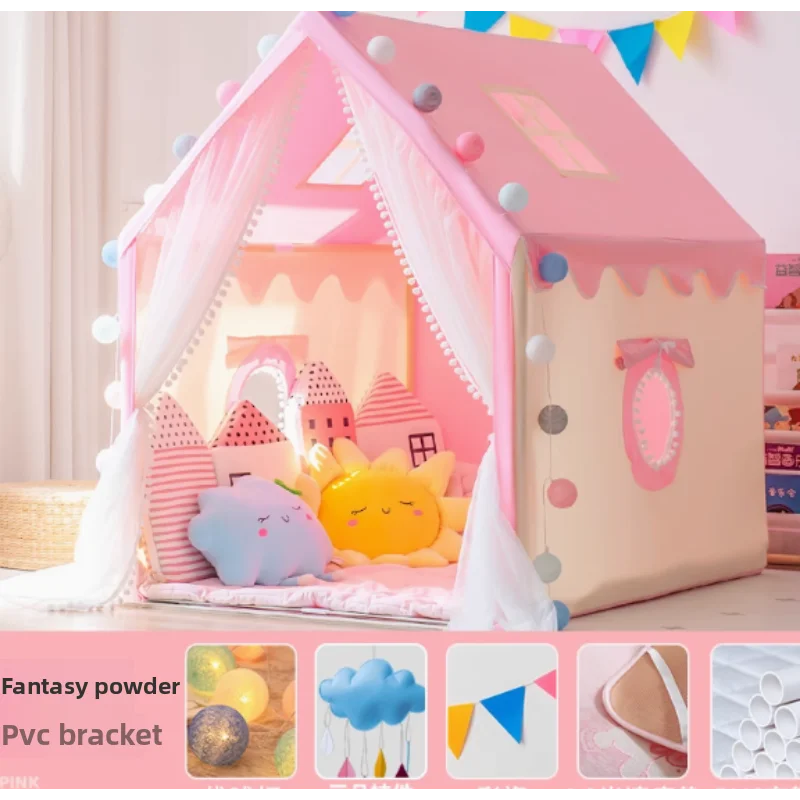 イン子供テントゲームハウス女の子プリンセスおもちゃの家屋内小さな家赤ちゃん睡眠独立したベッドギフト