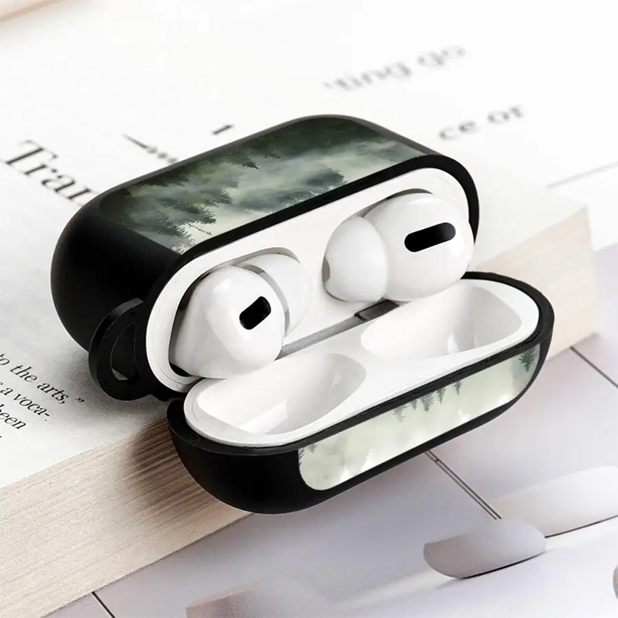 Forest Mist Pattern Earphone Cases Cover Case For Airpods 4 Pro Pro2 3 1 2 Pro3 view 3