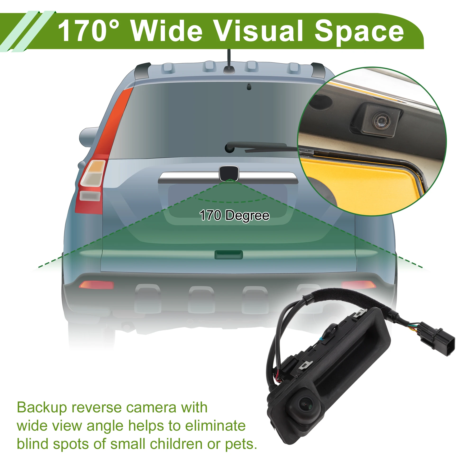 UXCELL Car Camera Rear View Backup Reverse for Hyundai Tucson TL 2022 No.95766D7100