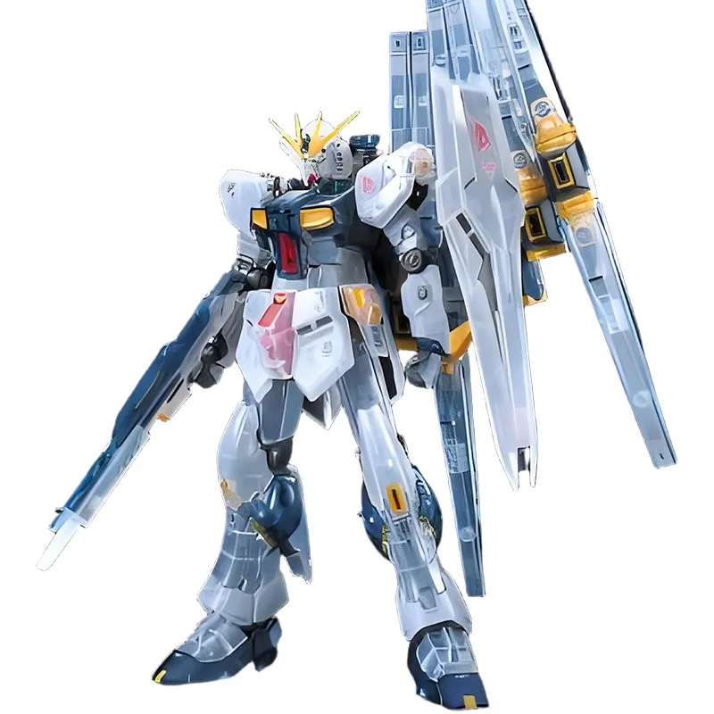 Bandai Originele MODEL KIT GUNDAM RG RX-93 dzi CLEAR COLOR LIMITED PAKKET & DE GUNDAM BASE LIMITED 1/144 Speelgoed Model Cadeaus voor jongens