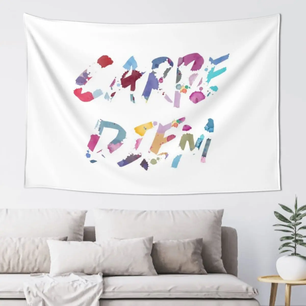 

carpe diem Tapestry Aesthetic Room Decorations Art Mural Decoration For Rooms Tapestry