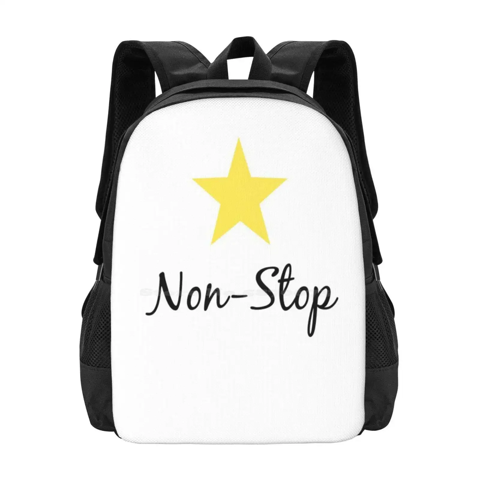 

Non-Stop Pattern Design Bagpack School Bags Non Stop