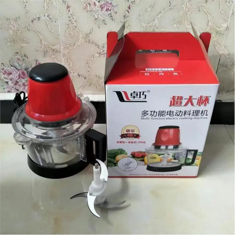 3L Powerful Meat Grinder Spice Garlic Vegetable Chopper Electric Automatic Mincing Machine Household Grinder Food Processor