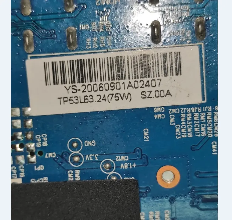 送料無料! TP53L63.24 TP53U63.2 3 1テレビのマザーボード75ワット65-100v 300---800MAと互換性複数の画面
