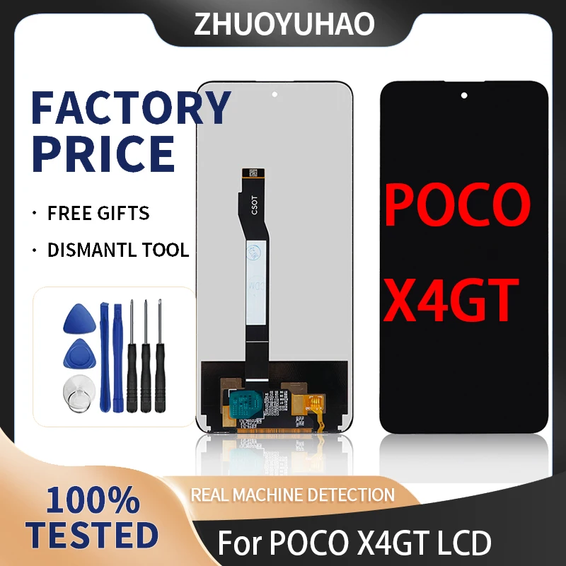 6.6'' LCD Display For POCO X4GT LCD Replacement Display Touch Screen  For POCO X4GT/REDMI K50iLCD Screen Digitizer Assembly