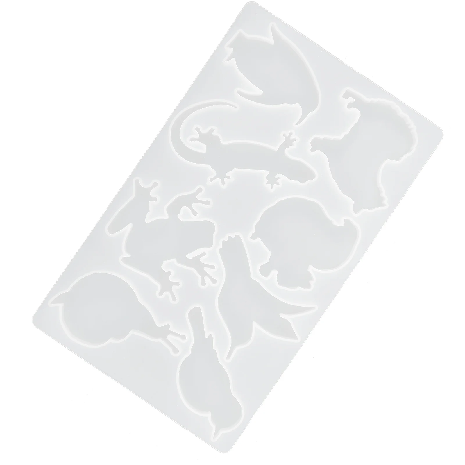 الحيوان قلادة المفاتيح قالب سيليكون Diy بها بنفسك الحرف قالب لراتنجات الايبوكسي غير عصا مرنة الحيوان على شكل أداة ديكور مجوهرات #1