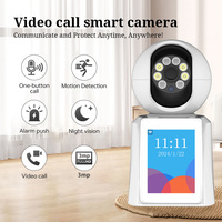 2.8Inch IPS Screen iCsee APP Wireless PTZ IP Dome Camera One Key Video Phone Call AI Humanoid Detection Elder Care Baby Monitor