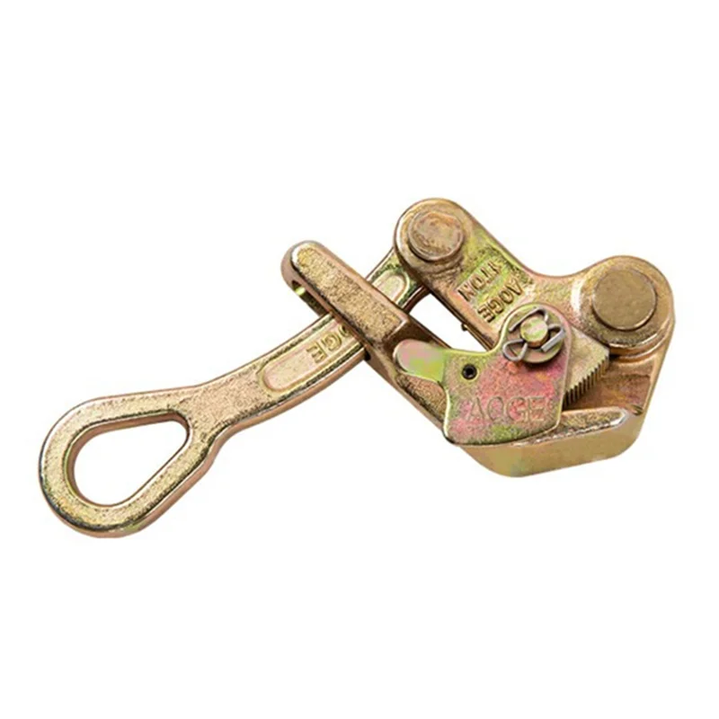 AB66-2T Extra-High-Strength Wire Rope Grips Insulated Wire Grip Clamp Universal Heavy Duty Come Along Cables
