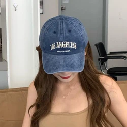 Unisex Washed Cotton Baseball Caps For Men Women Fashion Letters Embroidery Hip Hop Hat Adjustable Snapback Sports Visor Caps