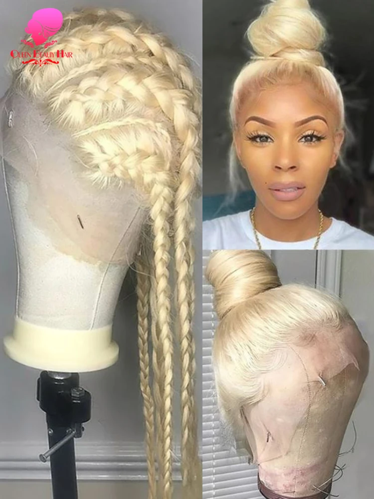 Realistic Looking Hairline Blond long ponytail wig Amazon.com: morvally Long Blonde Ponytail Wig with Bangs  main image 3