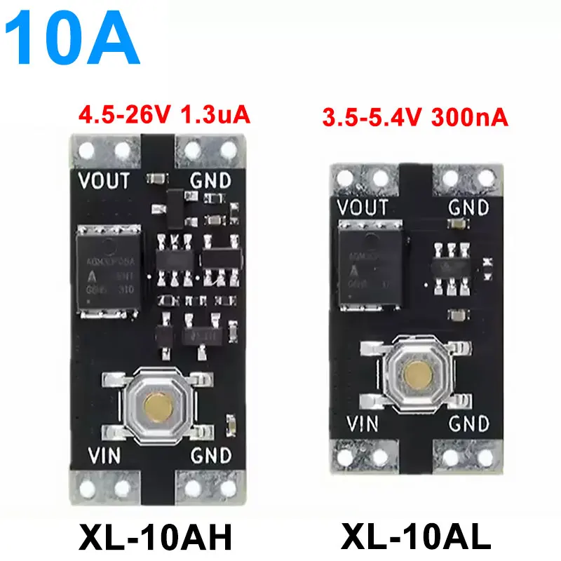 5Pcs/1pc Single Bond Button Bistable Switch Module 3.5-5.4V 4.5-26V 300nA 1.3uA Load 10A Low Power Wide Voltage connector