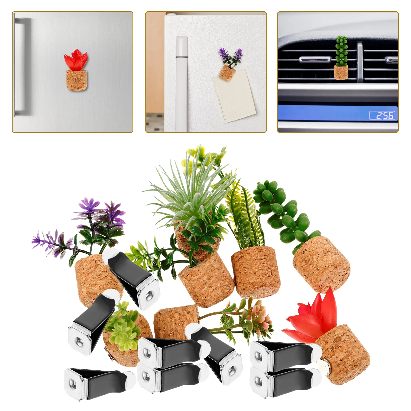 

Animal Magnets Meaty Fridge Succulent Planters For Mini Magnetic Refrigerator Office