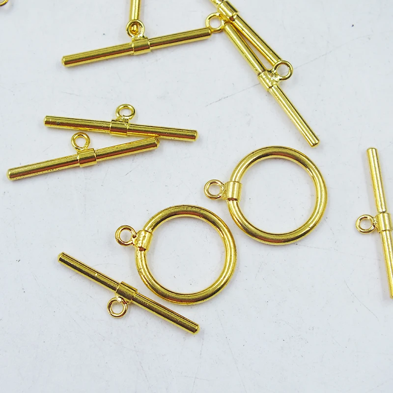 100Sets Stainless Steel OT Clasp Toggle Clasps for DIY Jewelry Making Necklaces Connectors Bracelets Hooks Crafts Accessories