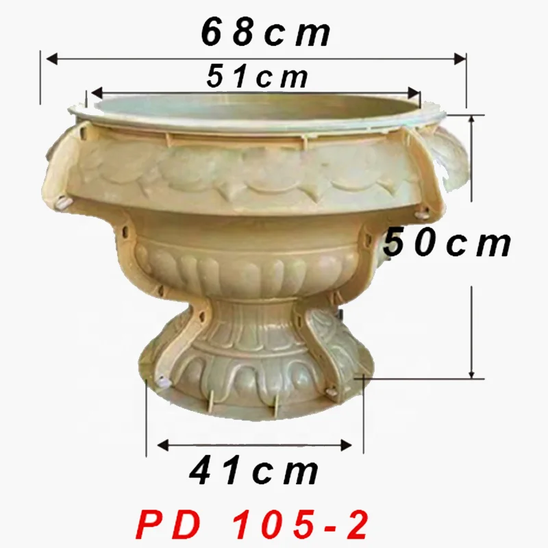 Moldes para macetas de alta calidad para proyectos de jardín DIY, moldes para macetas de hormigón, moldes de hormigón de plástico ABS para decoración del hogar