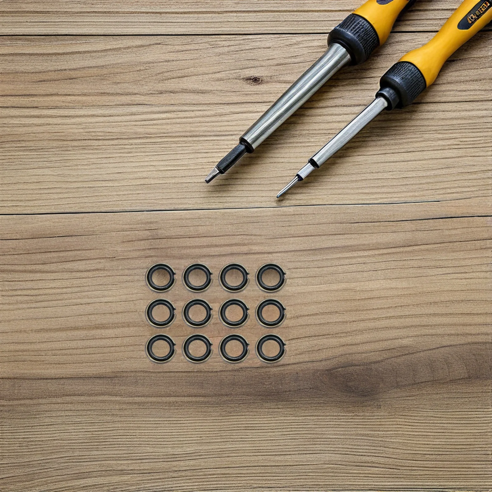 

12Sets Impact Wrench Socket Retainer Ring Set High Strength Rubber O-Rings for Electric Air Wrench Tools Professional Retaining