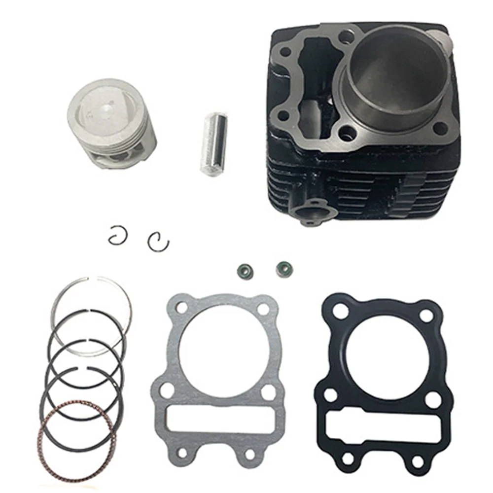 53mm STD Cylinder Piston Kit 100cc 4-Stroke Air-cooled Single Cylinder Motorcycle Engine Parts for Bajaj CT100 BAJAJ100