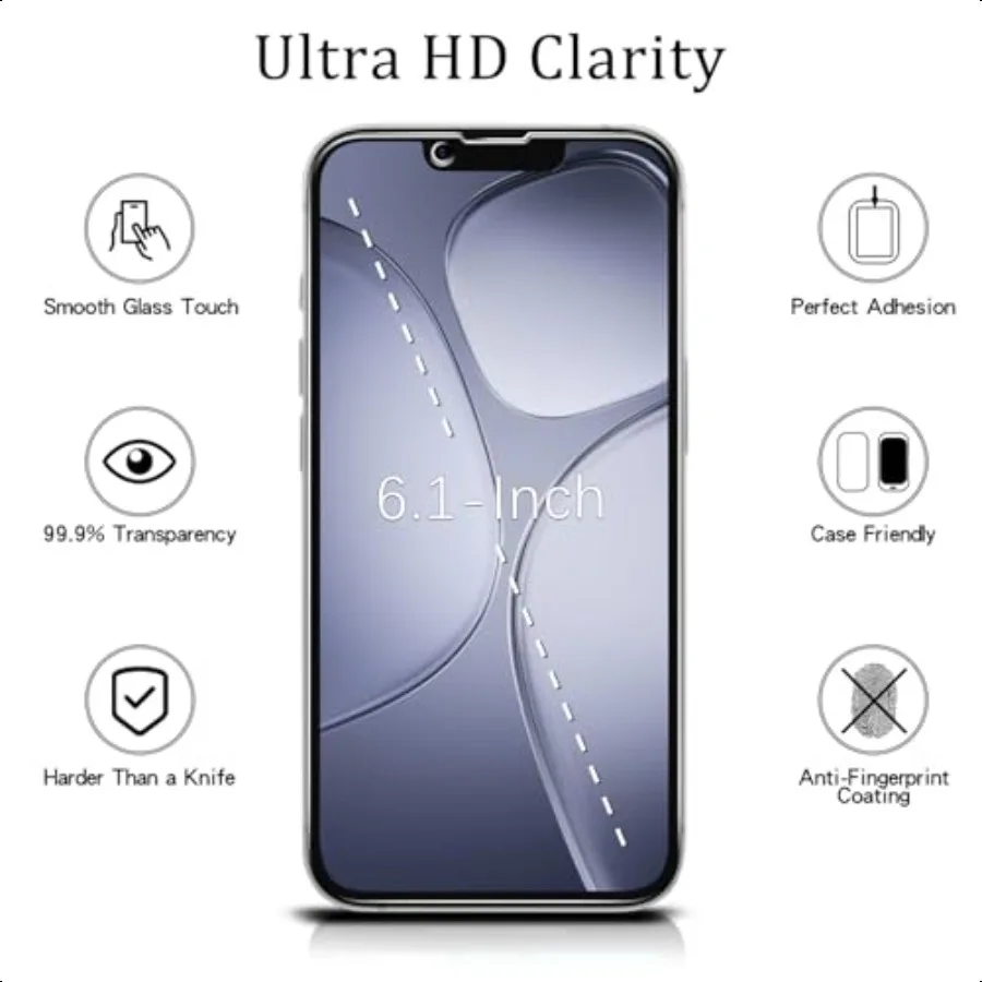 MAYtobe [Pack da [2+2 Progettato per iPhone 16e Pellicola salvaschermo privacy Pellicola temperata privacy con protezione per obiettivo fotocamera per iPhone