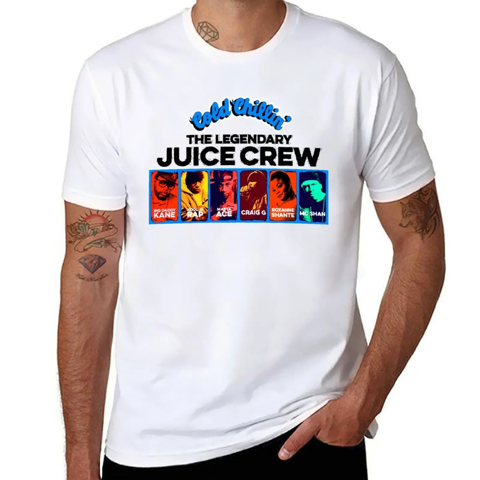 

New The Legendary Juice Crew T-Shirt funny t shirts korean fashion heavyweight t shirts for men