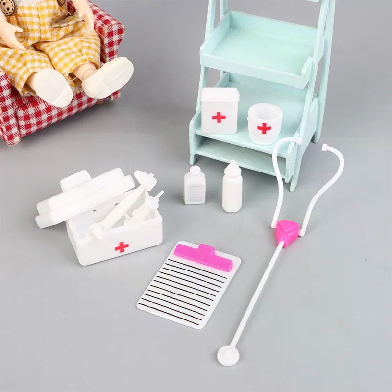 Set di accessori in miniatura per casa delle bambole Decorazione modello per casa giocattolo Gioco di bambole perfetto per scene di raccolta in miniatura