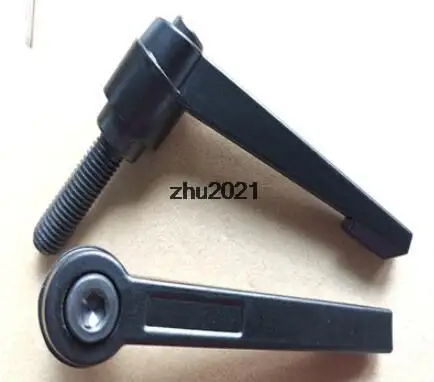 M10 10mm Diametro 30mm Lunghezza Filettatura Macchina in metallo Fissaggio Maniglia regolabile 2 pezzi