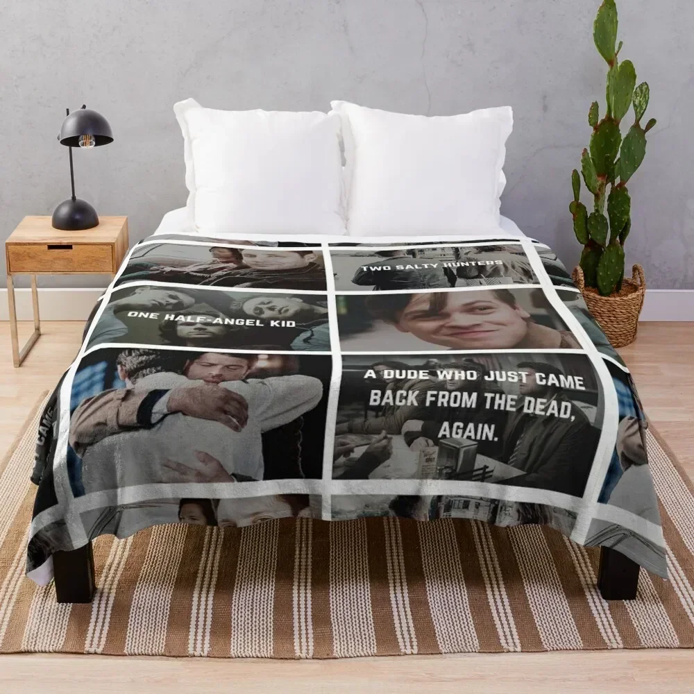 

Aesthetic: Team Free Will 2.0 Throw Blanket Beach Tourist Retros Luxury Throw Blankets