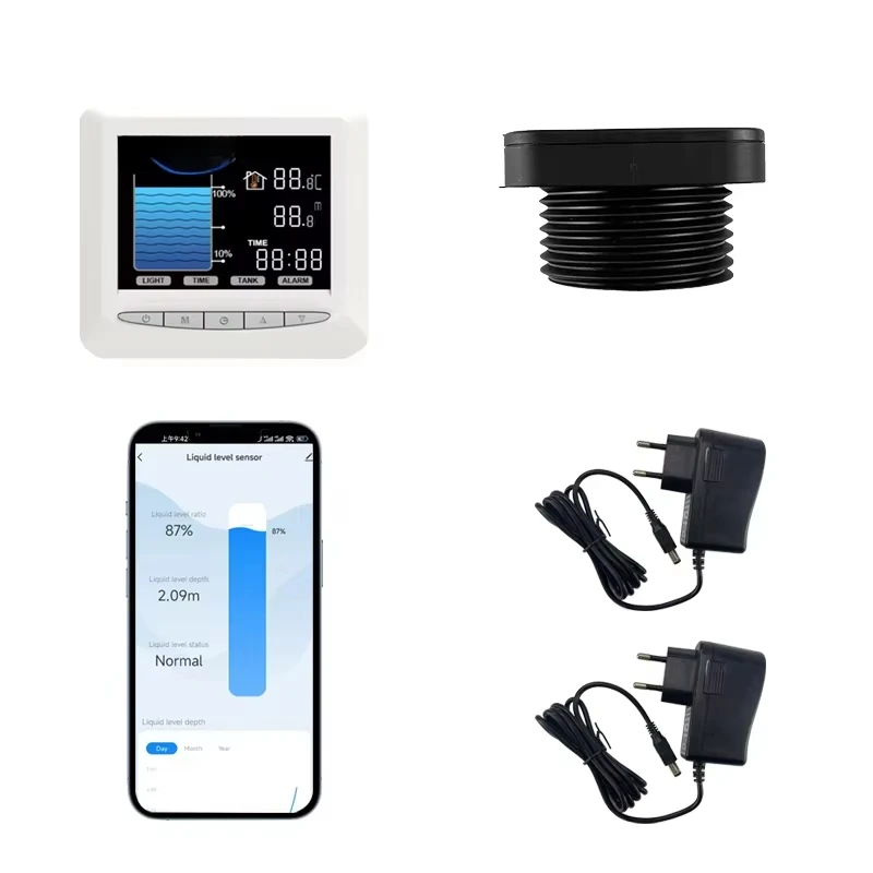 

Ultrasonic Water Level Sensor Indicator Remote Tank Wireless Consumption