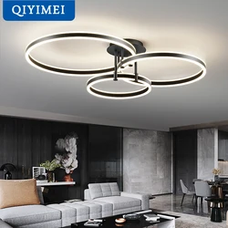 LED Acrylic Chandeliers Indoor Lighting Lamp For Living Room Bedroom Lamp Up and Down Luminous Lights Home Decor Lusters Lights