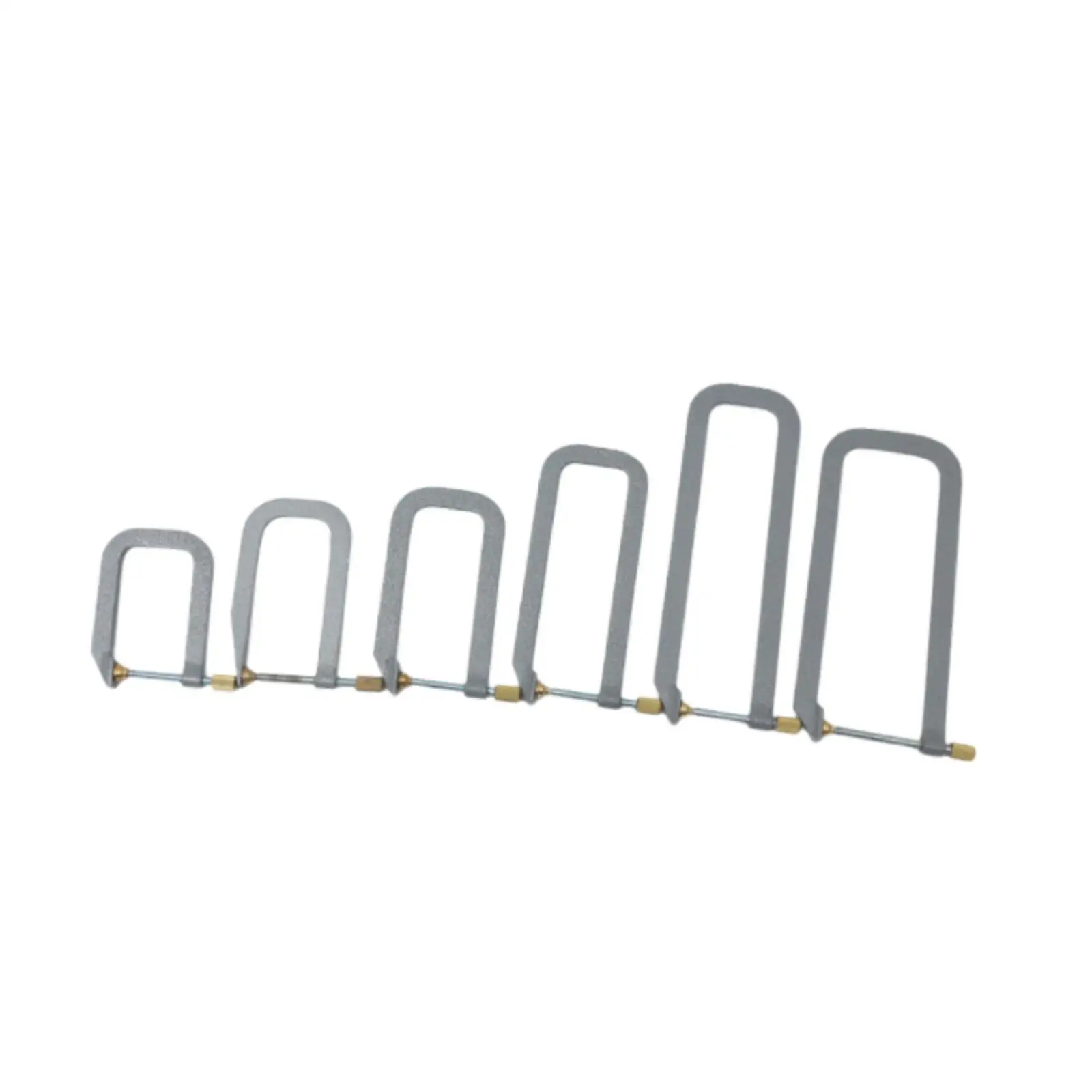 

6x Instrument Beam Clamps Sturdy Instrument Making Accessories Easy to Use Iron Bracing Bonding Tools