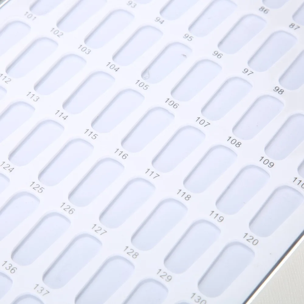 Professional Foldable Nail Color Display Chart Easy Carry Book Nail Gel Color Card Nail Polish Display Book For Salon Use