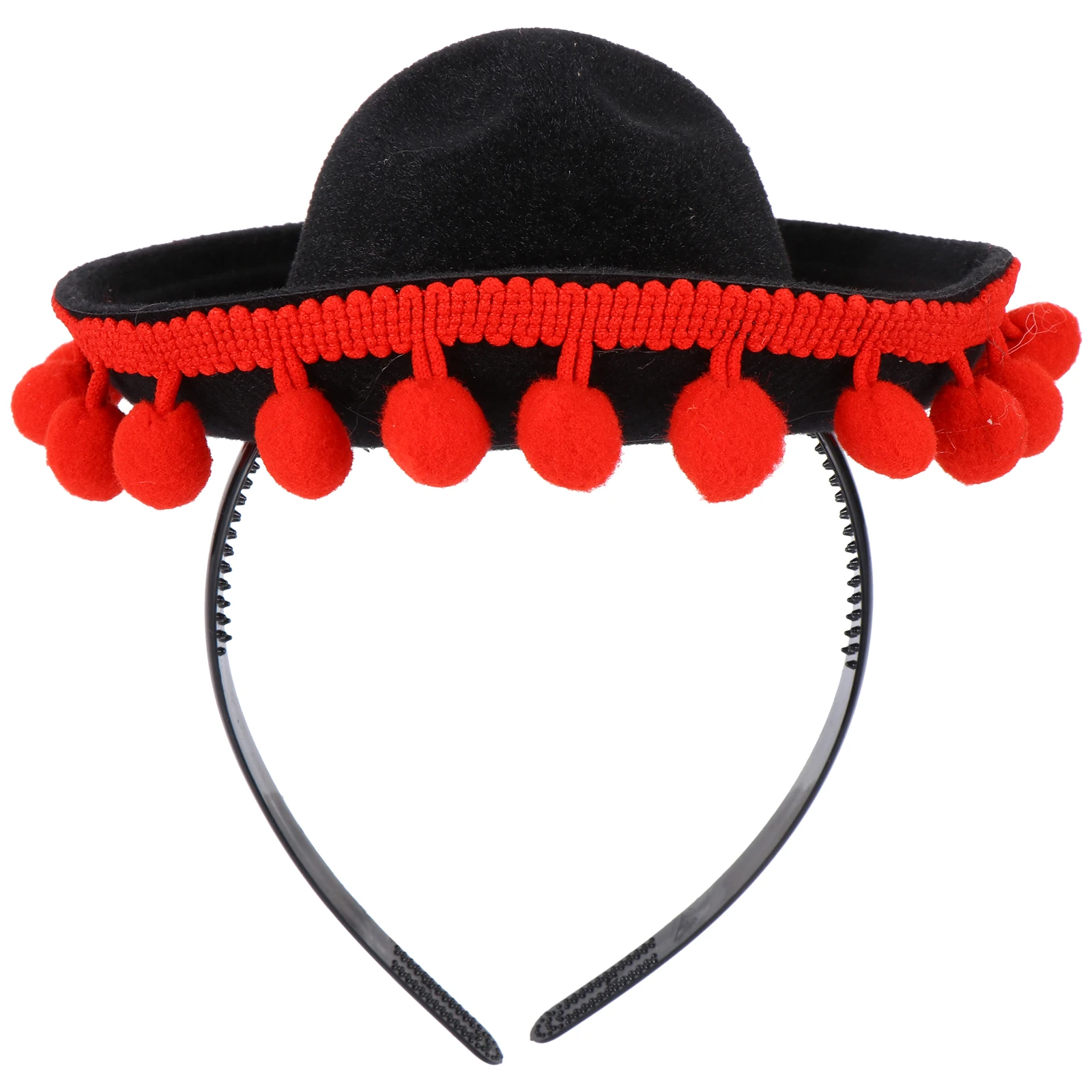 

Bohemian Hairb Lightweight Non Fading Ideal for Masquerade Parties Carnival Concert Mexico Black Color Hair Accessories