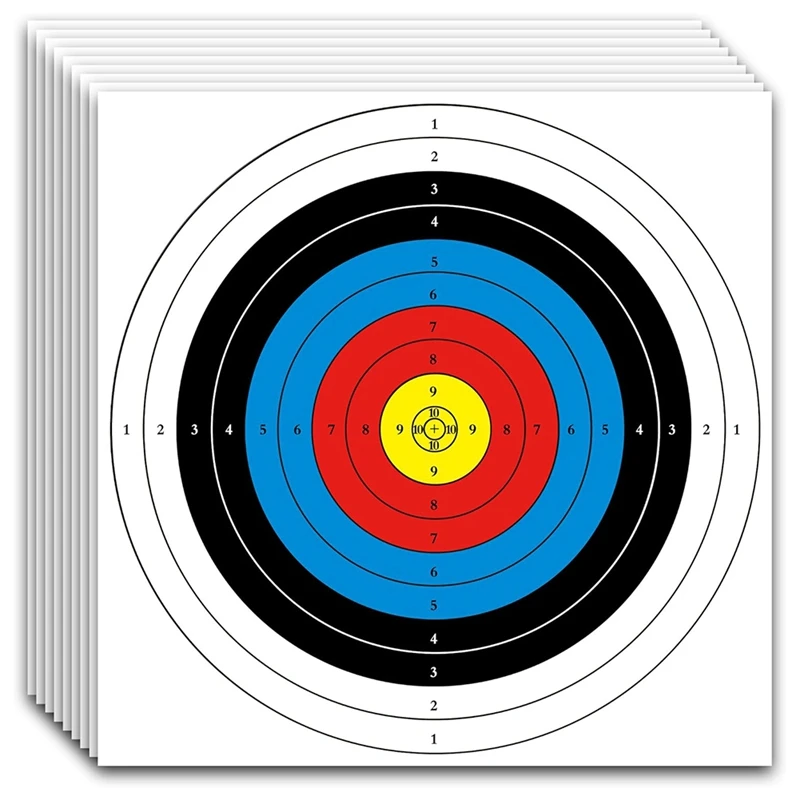 

NEW-Archery Targets Paper, Bow And Arrow-Targets For Hunting Backyard, Archery Target Practice Accessories