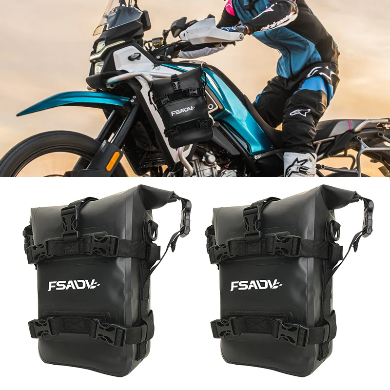 

Для CFMOTO 450MT MT450 CF 450 MT 2024 2025 рама мотоцикла, защитные дуги, водонепроницаемая сумка, сумка для ремонта бампера, сумка для размещения инструментов