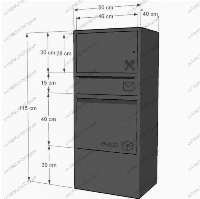 Anti-theft Express Cabinet, Home Office Document Parcel Box, Export Mailbox, Personal Delivery Cabinet.