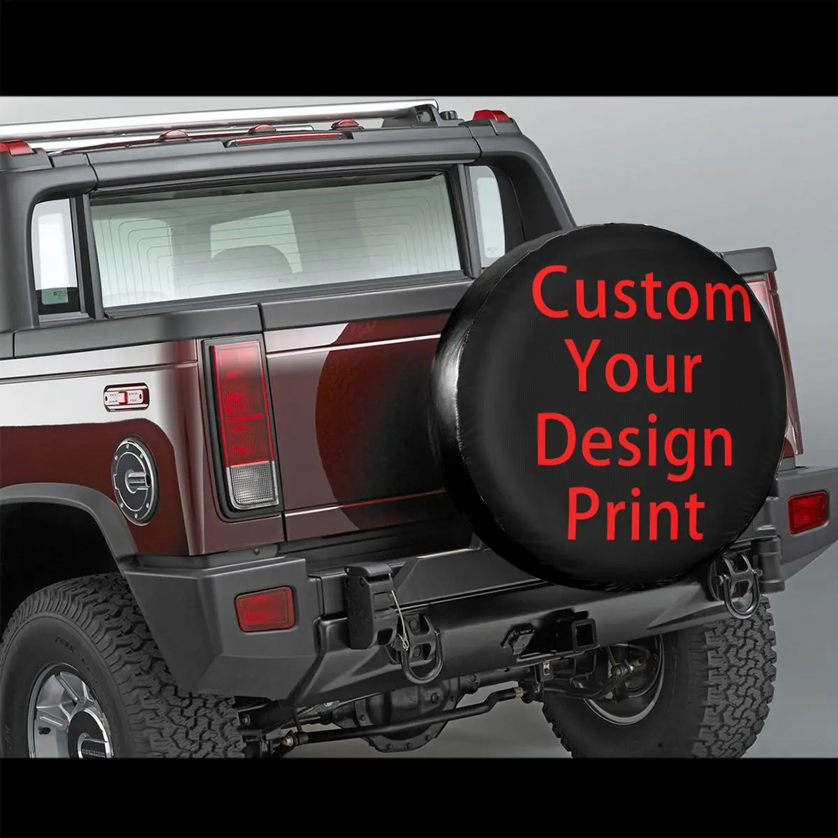 Custom Your Design Spare Wheel Tire Cover Case Bag Pouch for Jeep Mitsubishi Pajero Customized Logo Printed Vehicle Accessories
