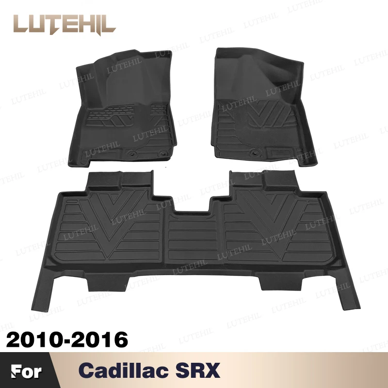 

Для Cadillac SRX 2010-2016 2015 2014 2013 2012 11 на заказ всепогодный напольный коврик из ТПЭ, ковер, автомобильные аксессуары для интерьера