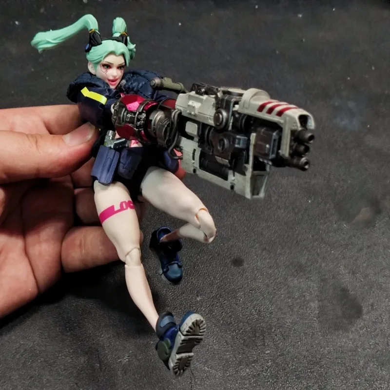 W magazynie Romankey X COWL 1/12 Scale Battle Female Soldier Gun Girl Jessica 6'' Full Set Cyberpunk Action Figure Model Toys